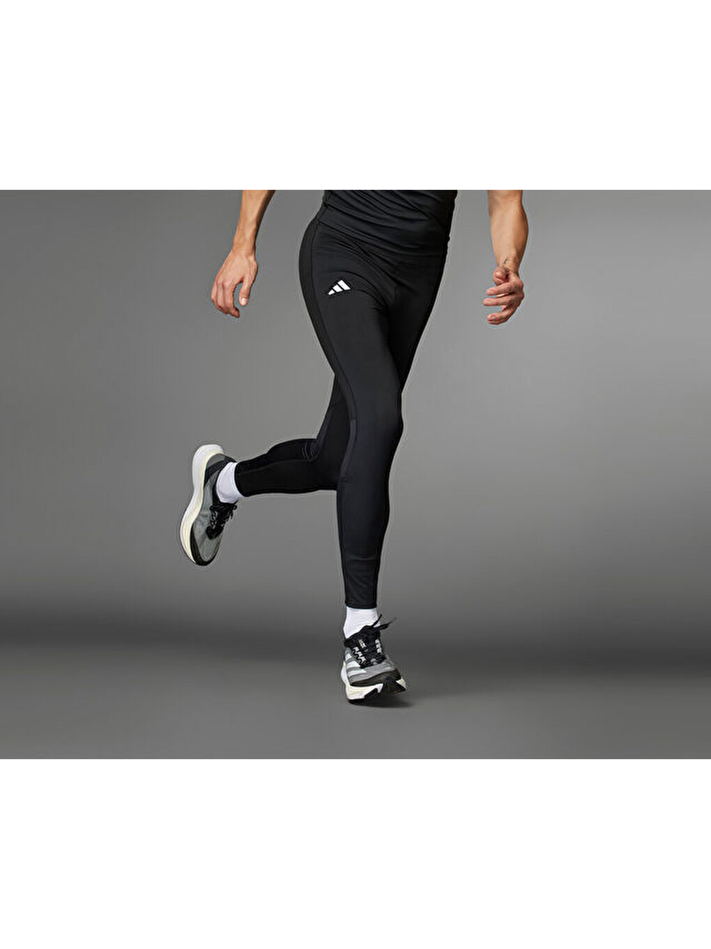 Adizero E L Tgt Erkek Koşu Tayt In1164 Siyah-4