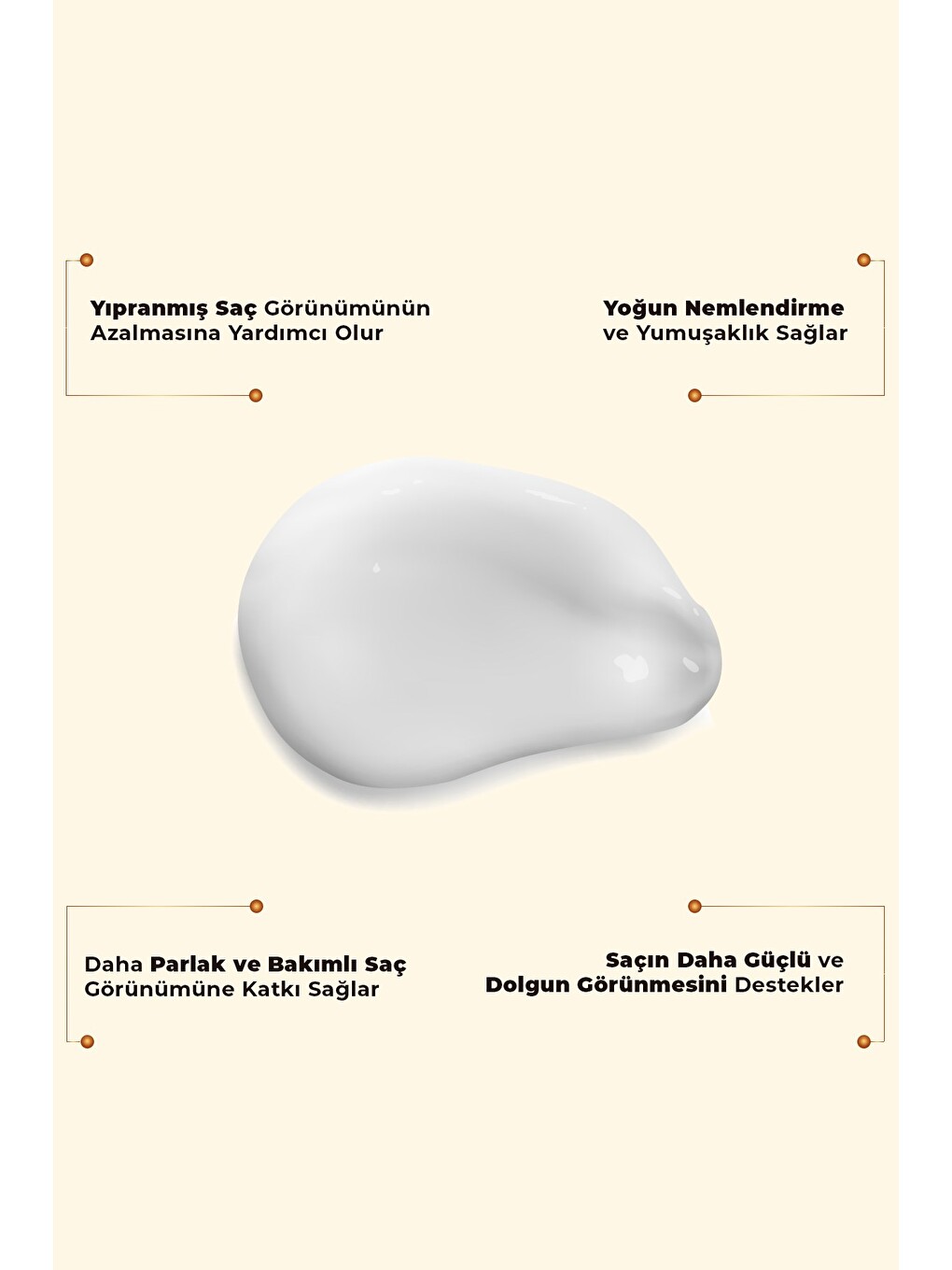 Keratin Özlü Saç Maskesi 25 ml x 10 Adet-1