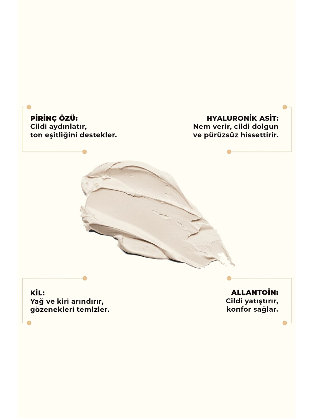 Beyazlatıcı Etkili Pirinç Özü Kil Maske 9 ml x 10 Adet-1