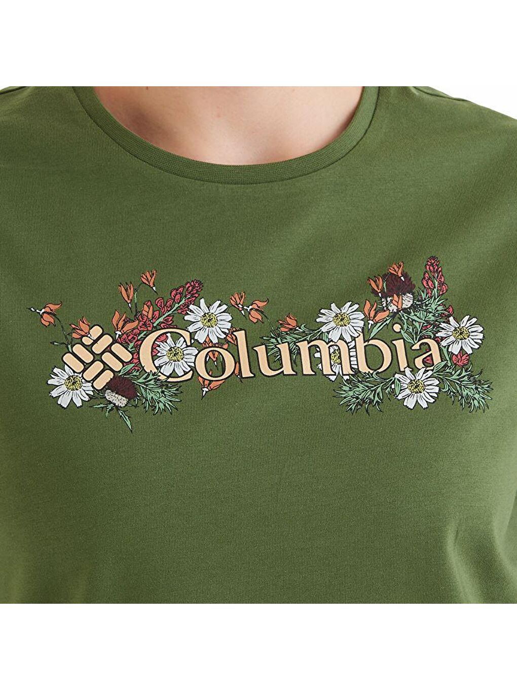 Columbia CSC North Cascade Kadın Kısa Kollu T-shirt Yeşil CS0366_352 - 4