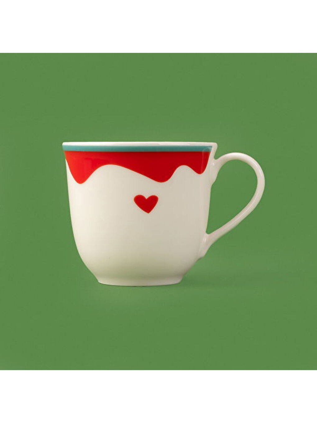 Kitchen Granny Kupa - Kırmızı / Yeşil - 290 ml