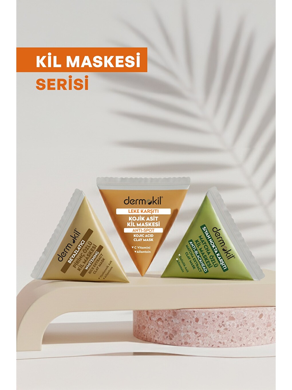 Leke Karşıtı Kojik Asit Kil Maskesi 9 ml x 10 Adet-5