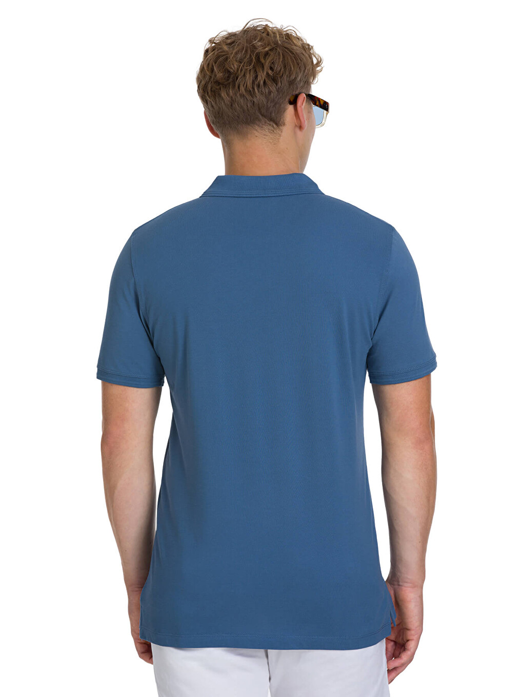 İndigo Regular Fit 100% Pamuklu Polo Yaka Tişört-4