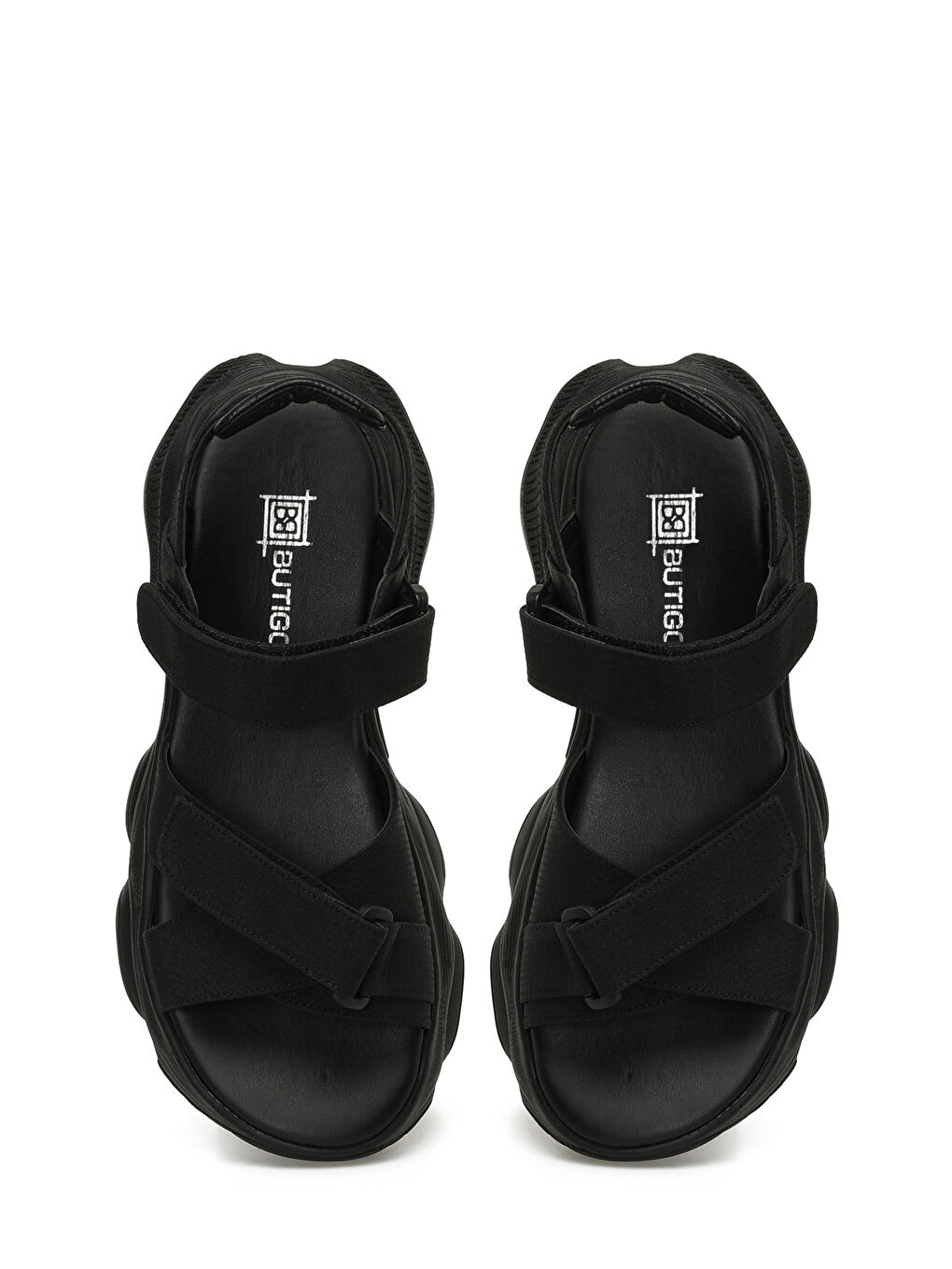 25S-600 5FX Siyah Kadın Spor Sandalet-3