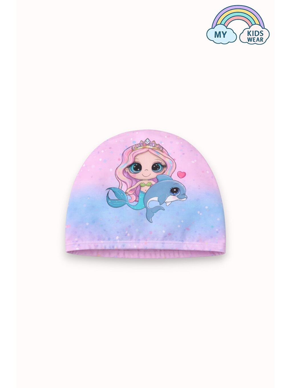 Pembe Kız Çocuk Deniz Kombini 3’lü Set – Mayo, Havlu ve Bone 12577-2