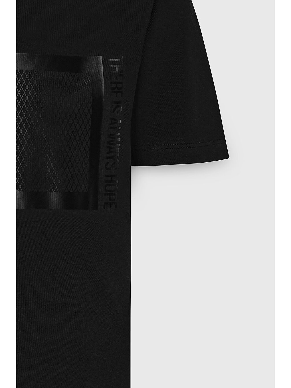 Erkek Siyah Slim Fit Dar Kesim Bisiklet Yaka Kısa Kollu Pamuklu Baskılı Tişört-7