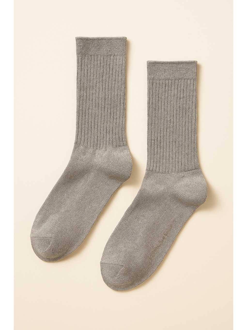 Kadın New Shine Soket Çorap Gri