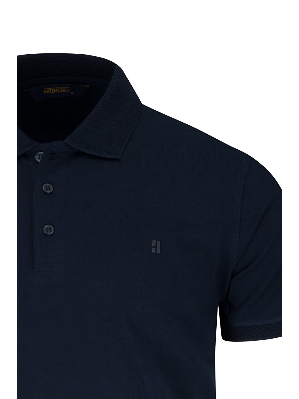 Lacivert Regular Fit Polo Yaka Pamuklu Tişört-1