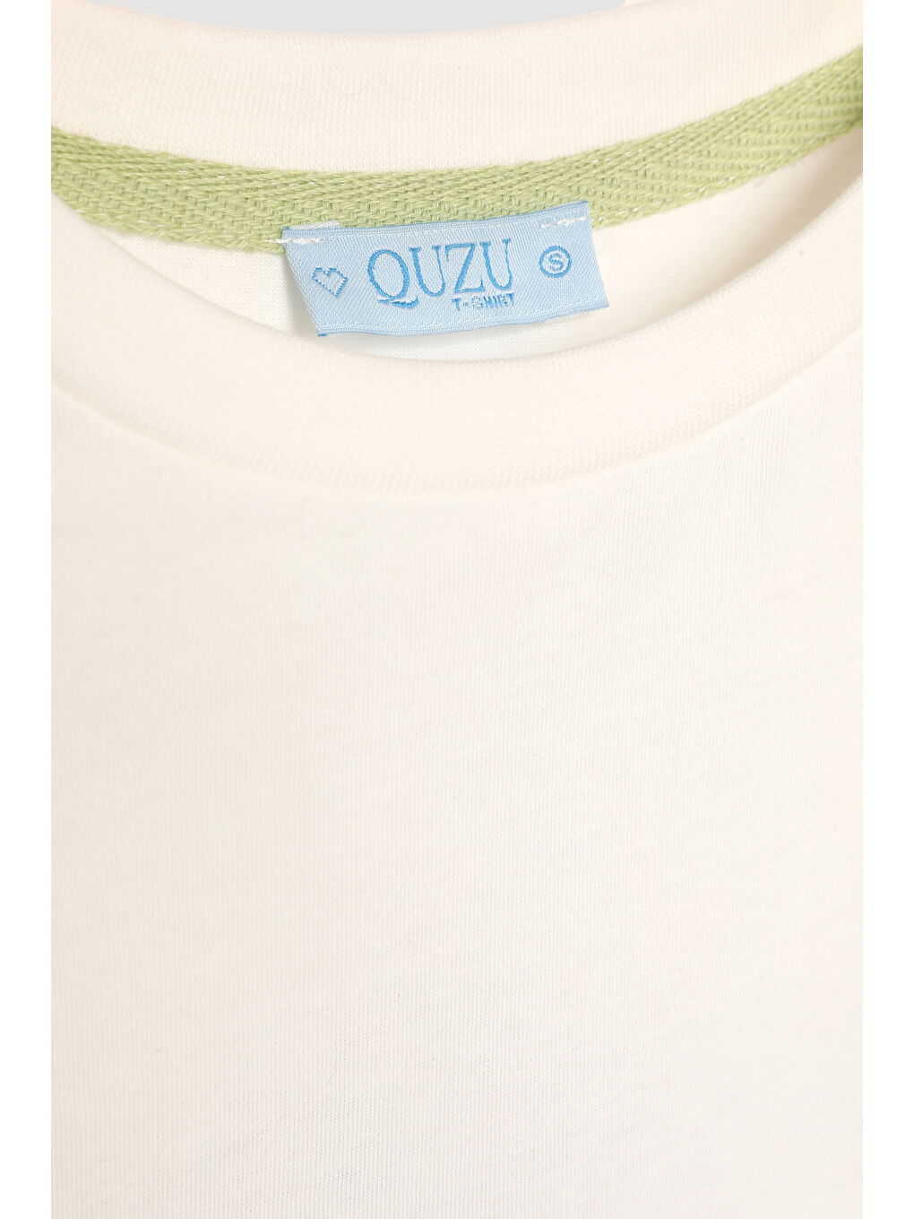 Deniz Yıldızı Sırtı Baskılı Tişört Ekru-1