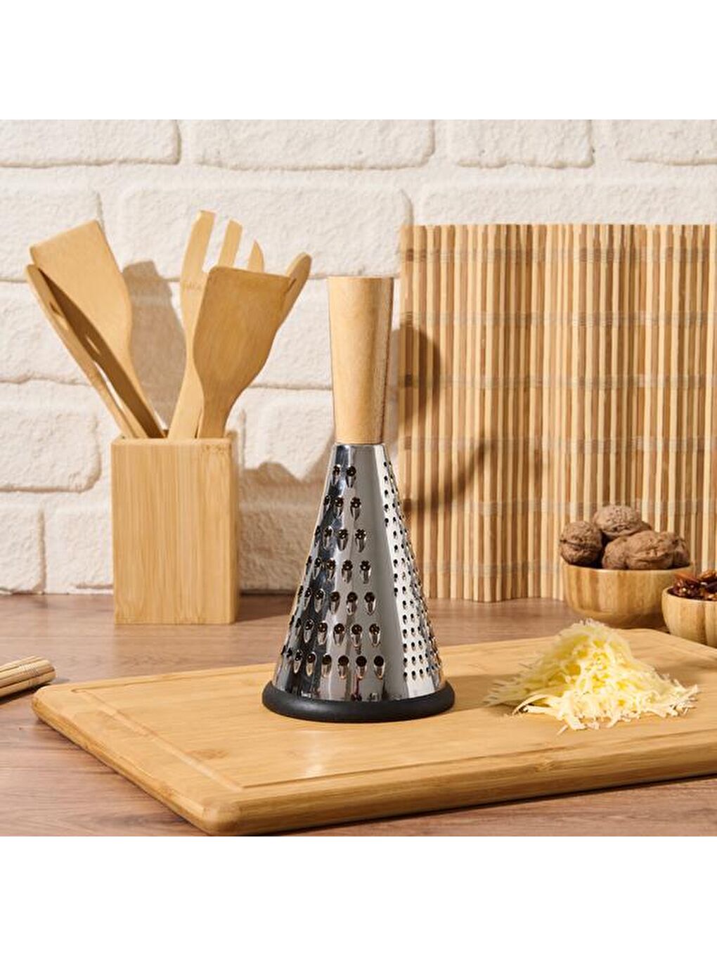 Gri Nicoya 3 Yönlü Rende - Gümüş - 25 cm