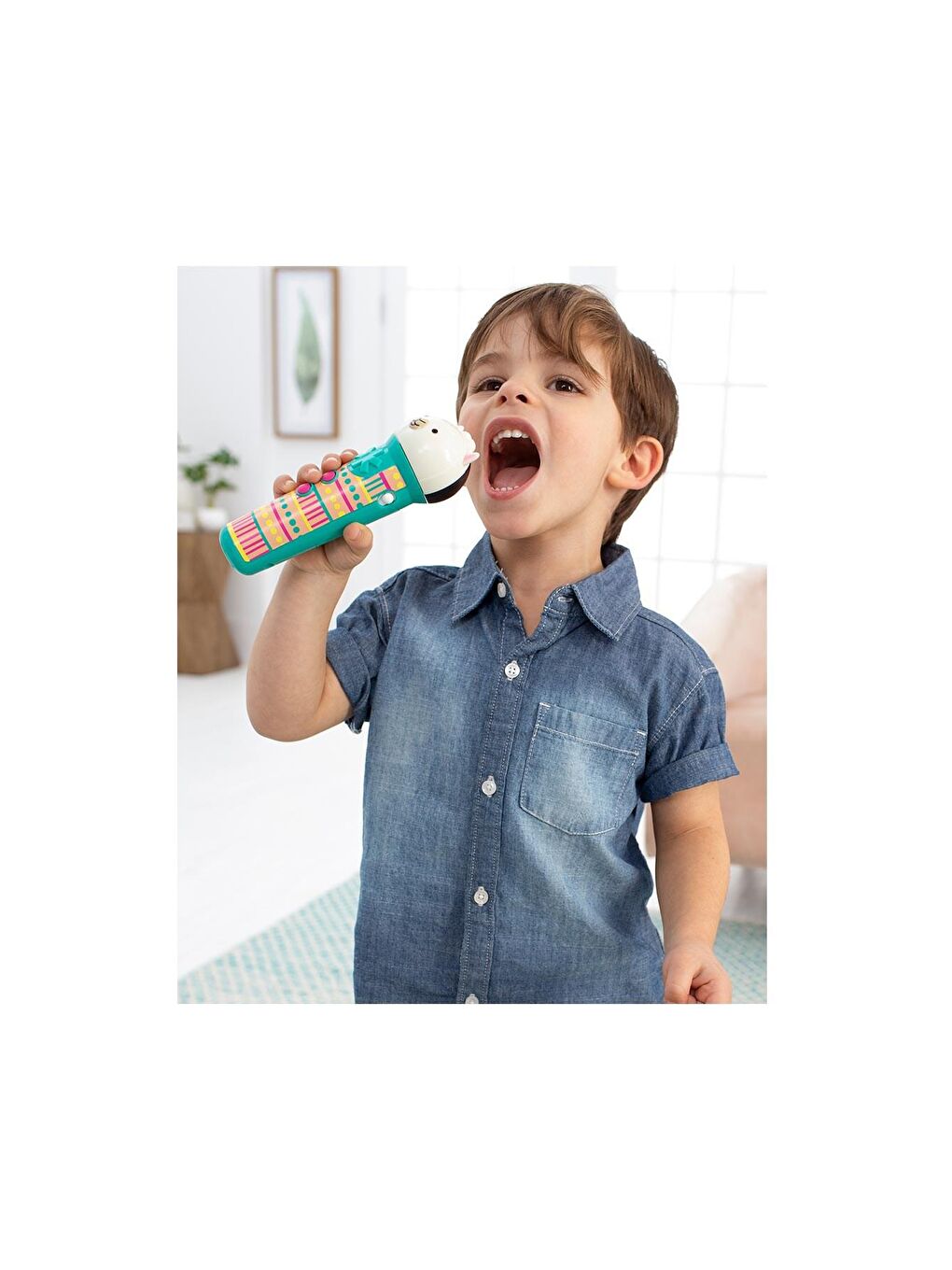 Zoo Oyuncak Mikrofon Lama-2