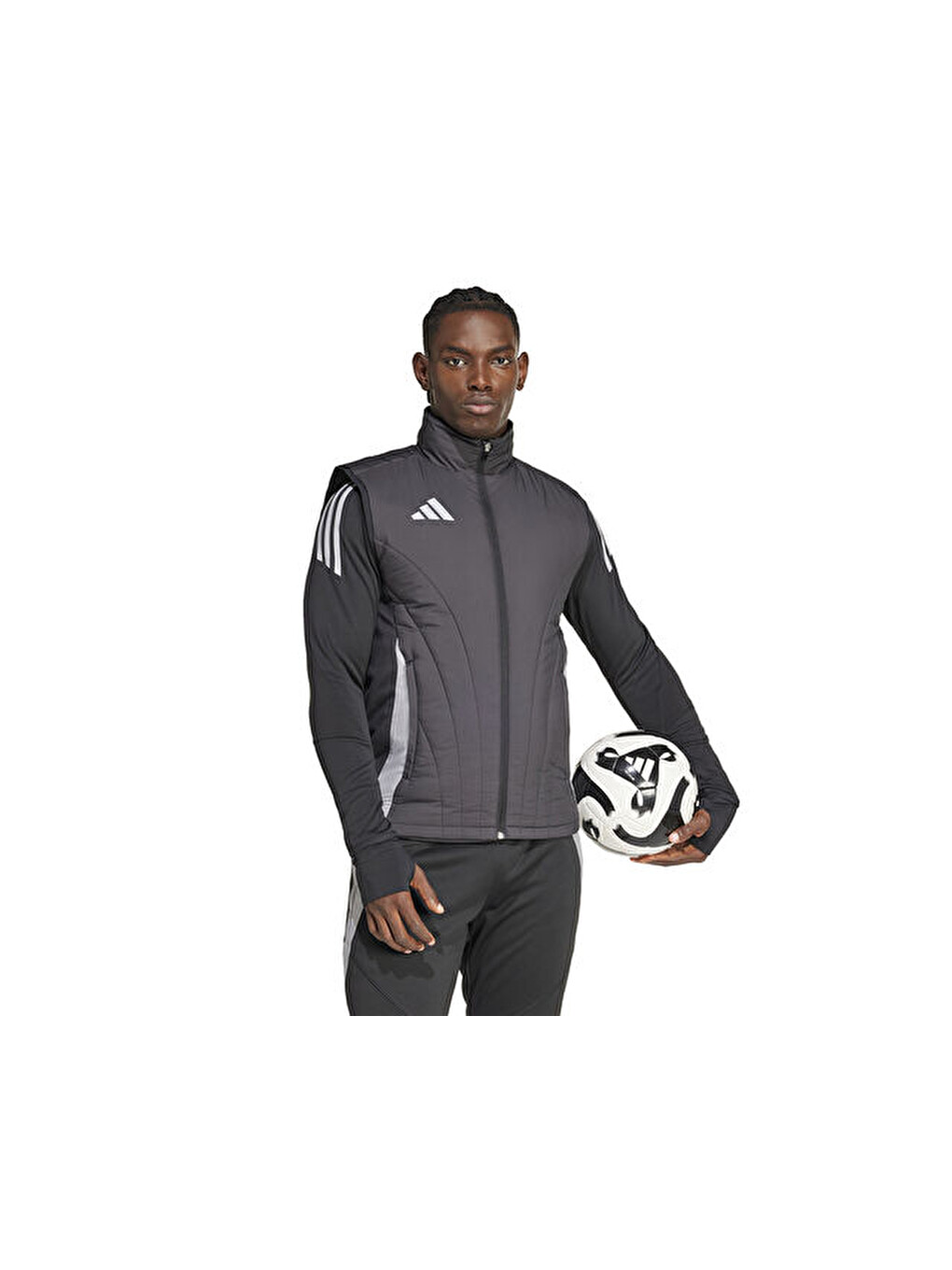Tiro24c Winvest Erkek Futbol Yeleği Im9968 Siyah-2