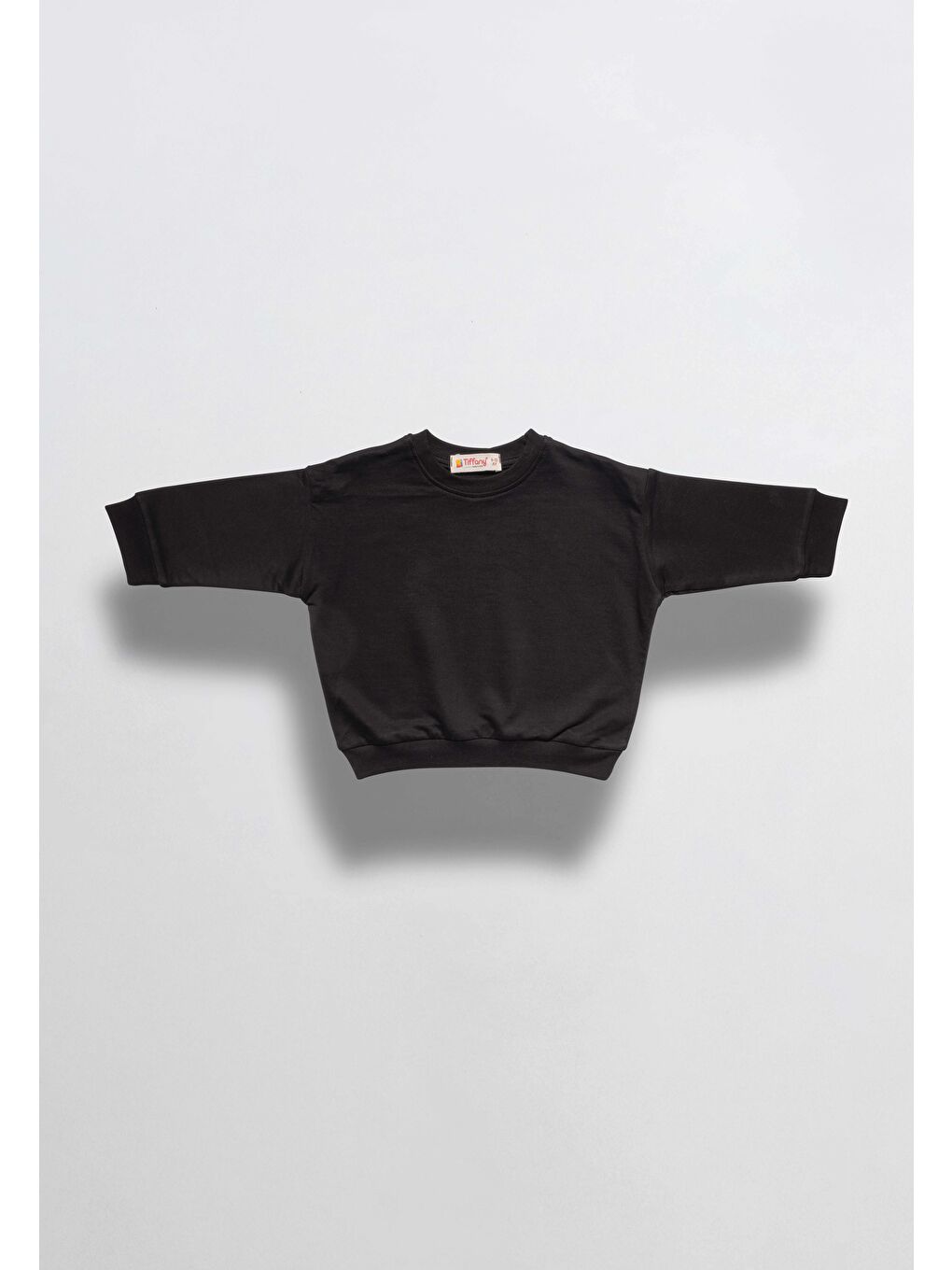 Siyah Unisex %100 Pamuk Oversize Sweatshirt