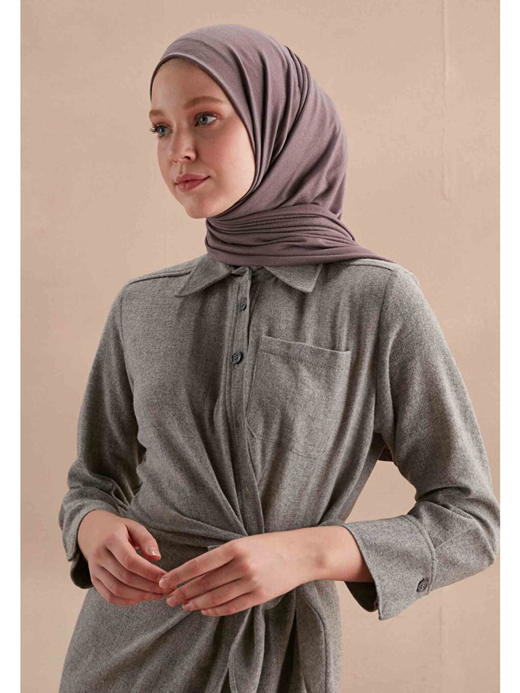 Lila Penye Şal Lavanta-1