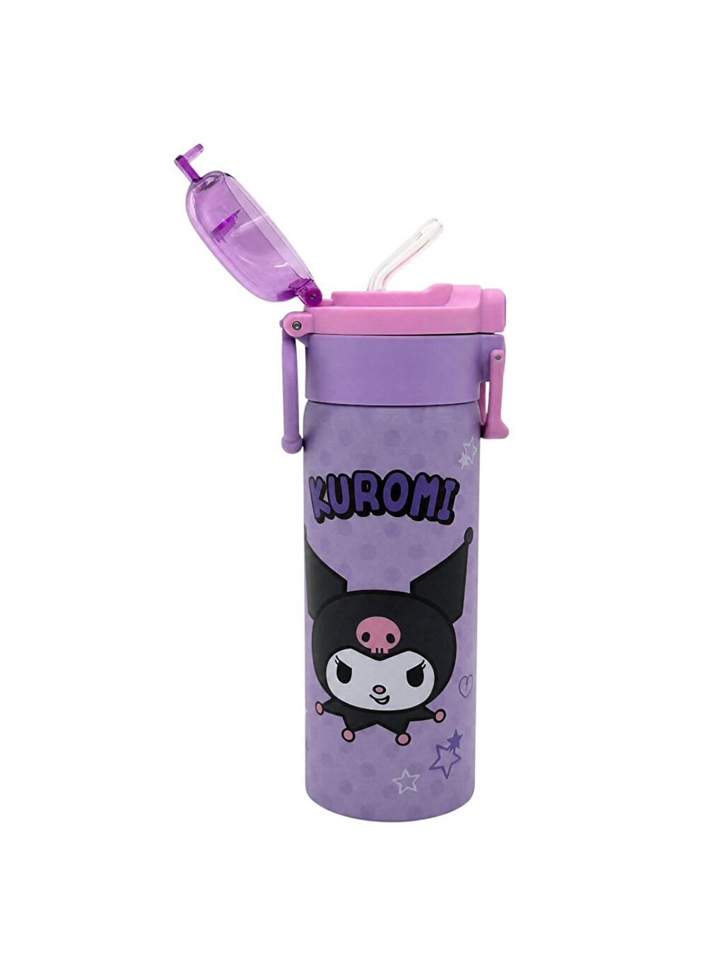 Çift Fonksiyon Kapaklı Çelik Matara 600ml 3830-2