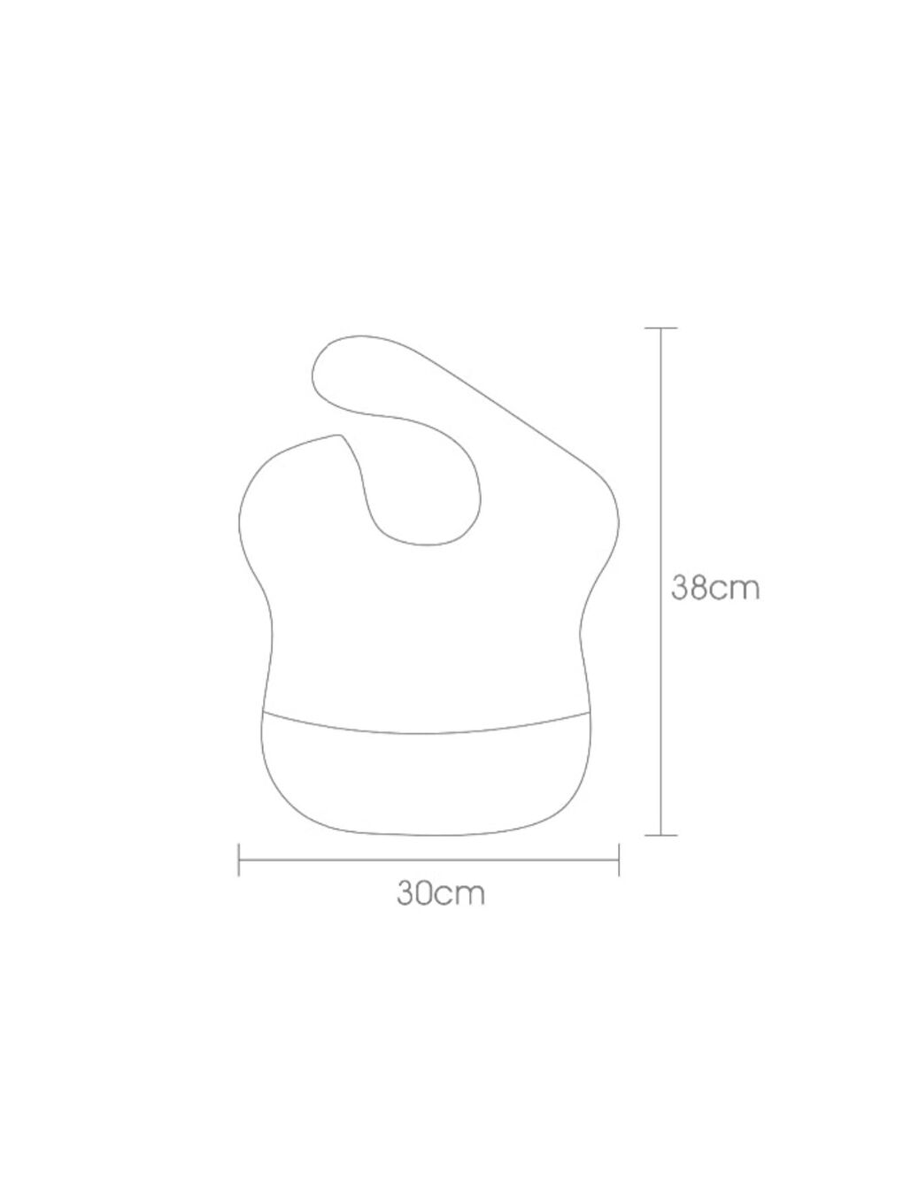 3 ADET, Beden: 3-18ay, 3 Farklı Desen, Sıvı Geçirmez, Cepli, Cırtlı Bebek Mama Önlüğü, Ekonomik Set-2