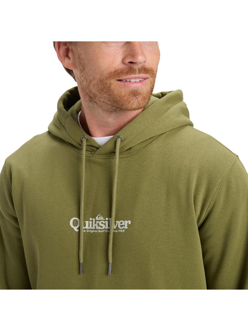 Screen Fleece Fineline Hoodie Erkek Yeşil Kapüşonlu Sweatshirt-2