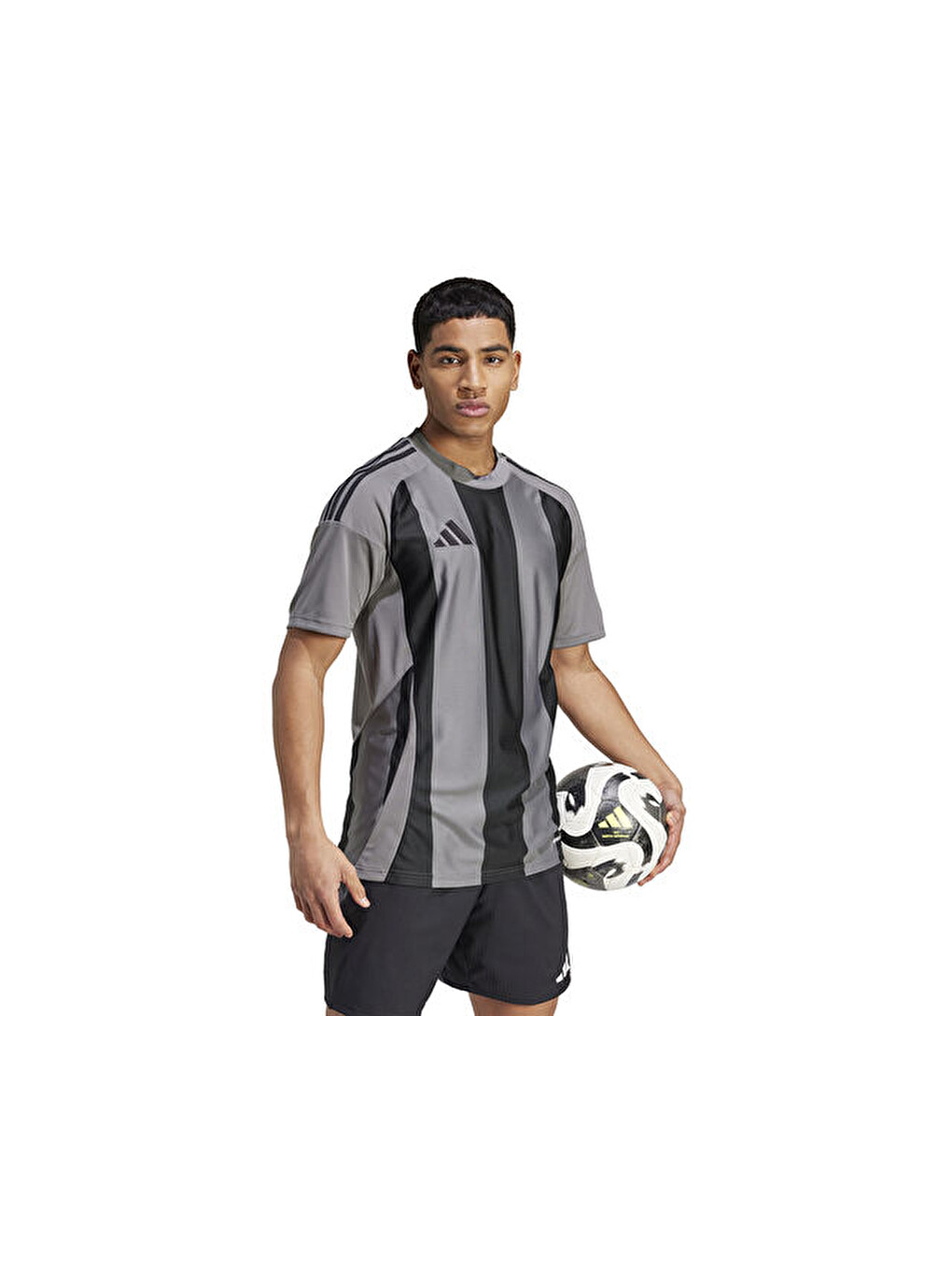 Striped 24 Jsy Erkek Futbol Forması Iw2145 Gri-4