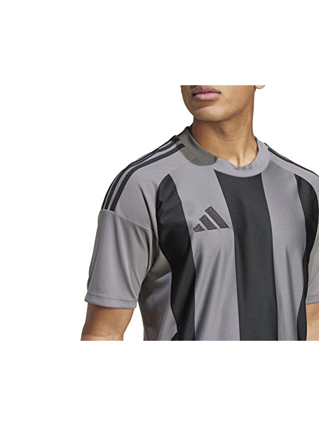 Striped 24 Jsy Erkek Futbol Forması Iw2145 Gri-6