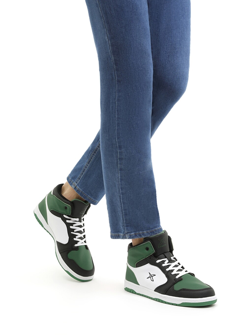 JONES HI PU 3FX Yeşil Erkek High Sneaker-1