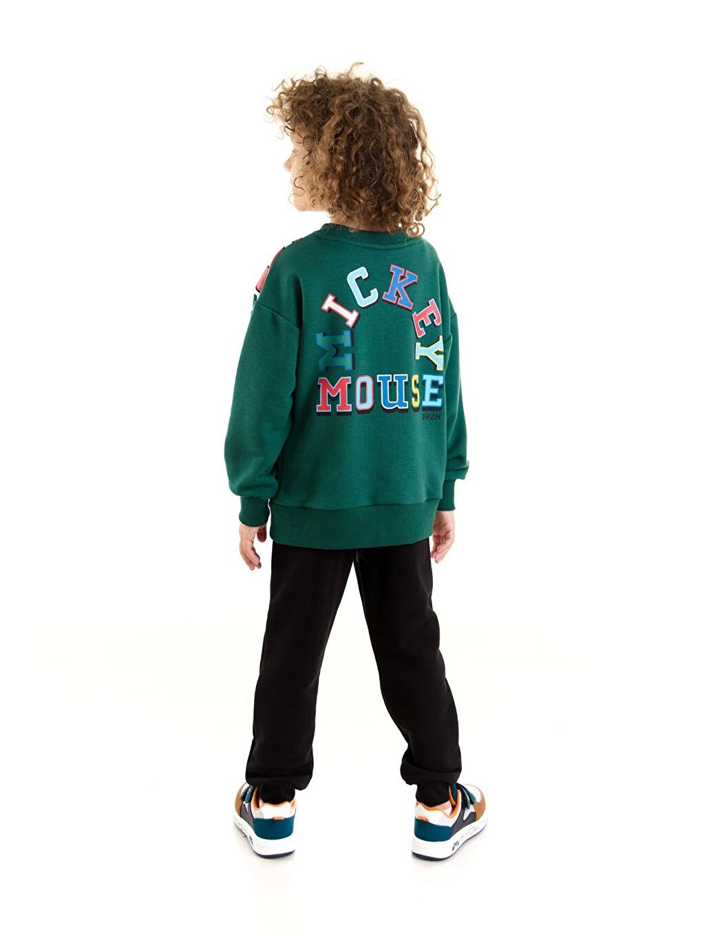 Yeşil Mickey Mouse Lisanslı Erkek Çocuk 2'li Takım 21167-1