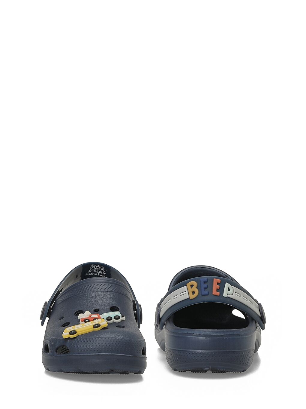 AQUAL.B6FX Lacivert Erkek Bebek Sabo Terlik-4