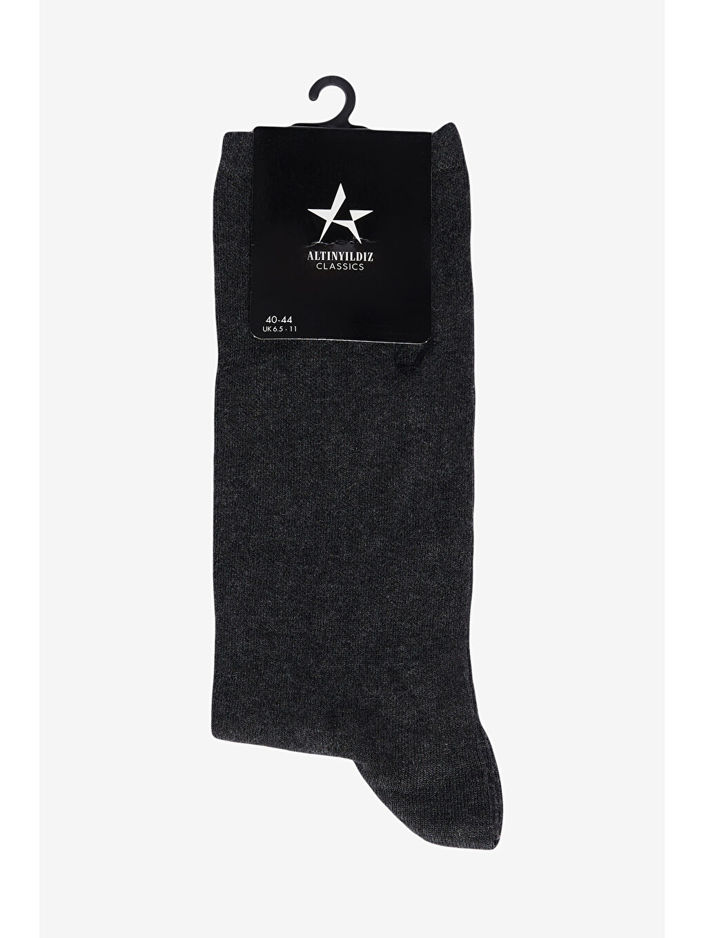 Gri Erkek Marengo Tekli Bambulu Soket Çorap