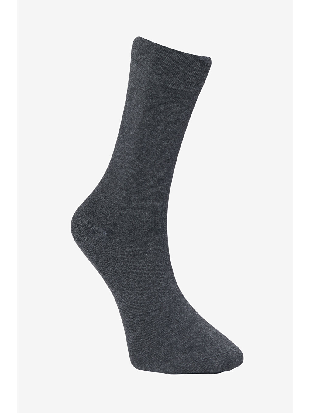 Gri Erkek Marengo Tekli Bambulu Soket Çorap-1