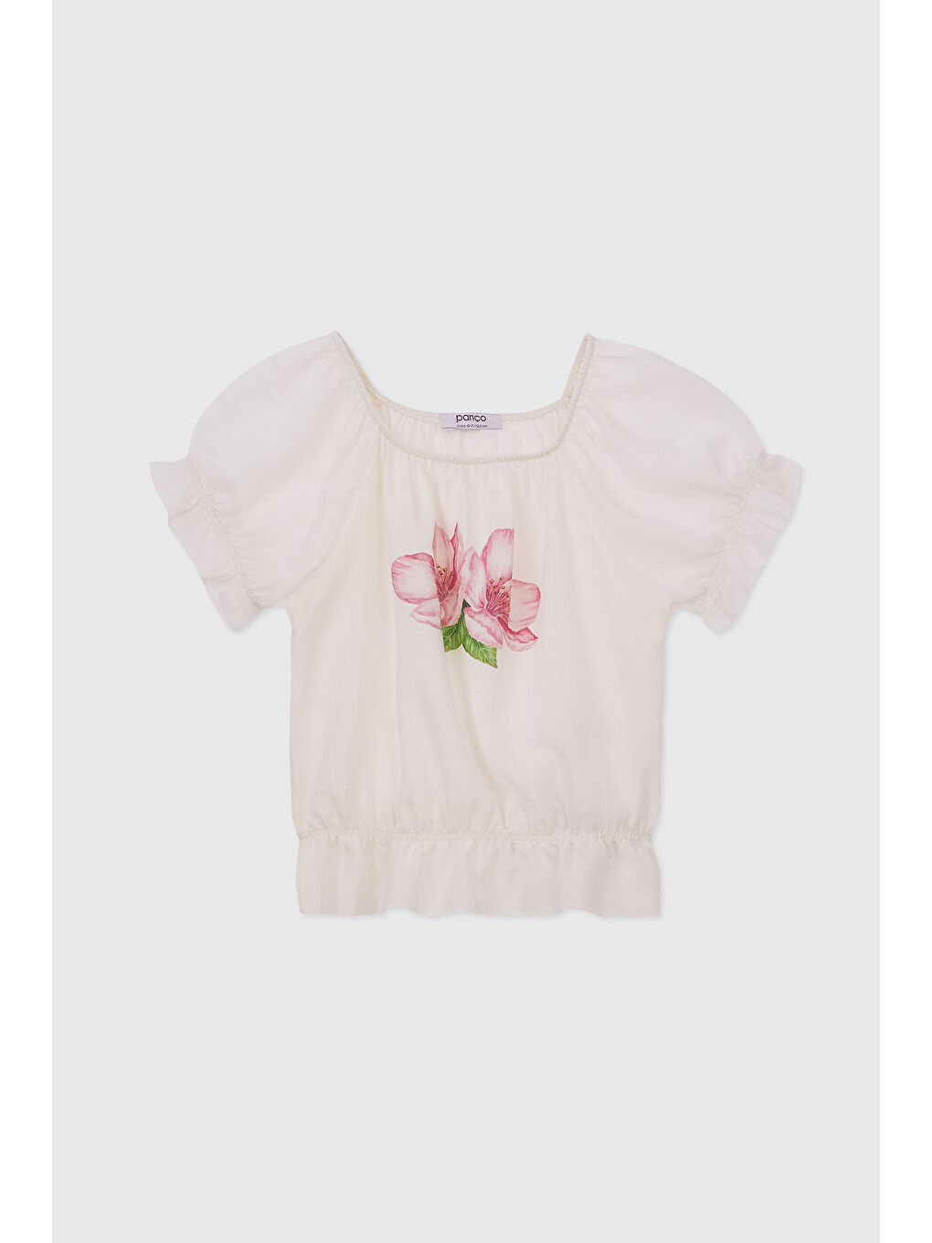 Kız Bebek Beyaz Bluz