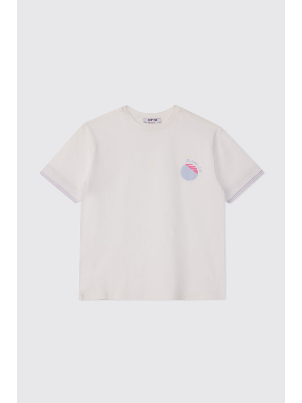 Erkek Çocuk Kısa Kollu Mavi Tişört