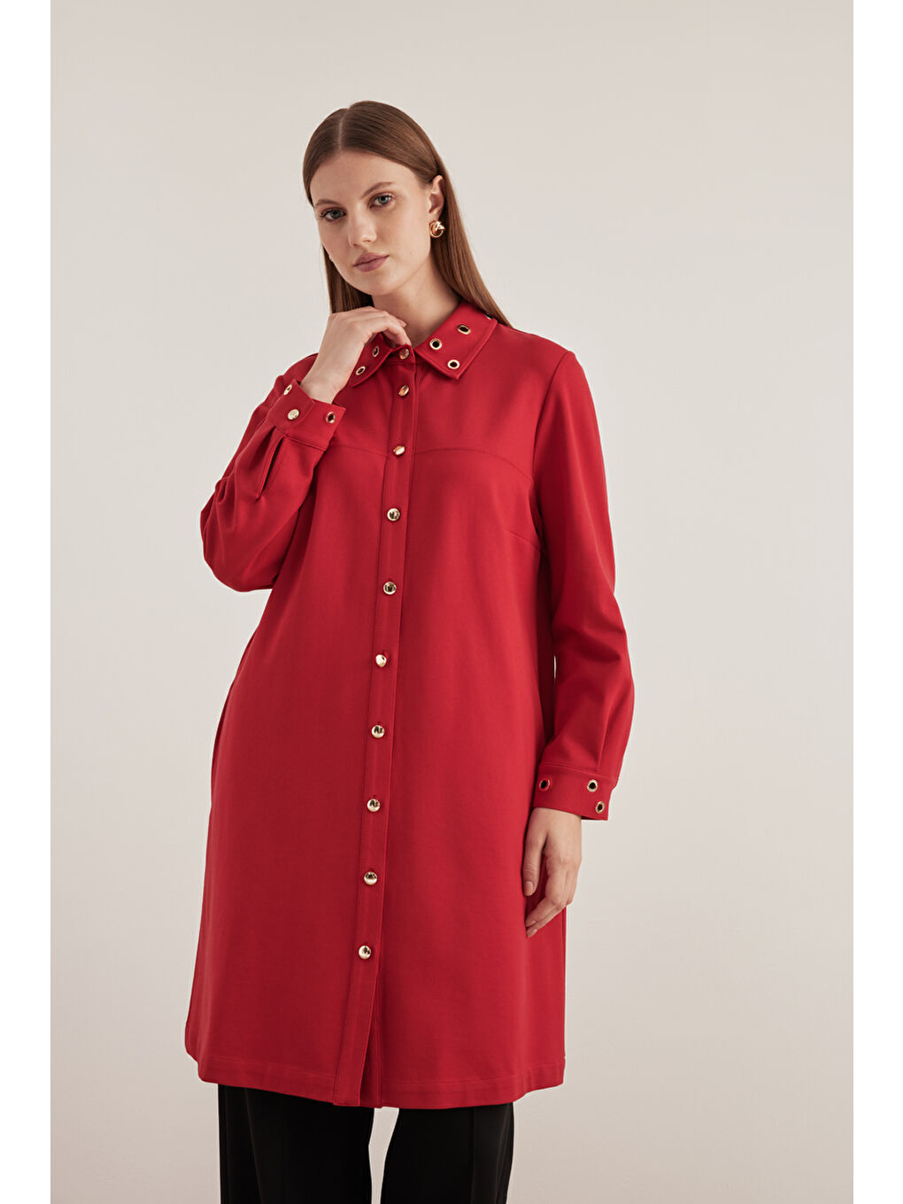 Bordo 18667112 Kuşgözü Detaylı Kap-1