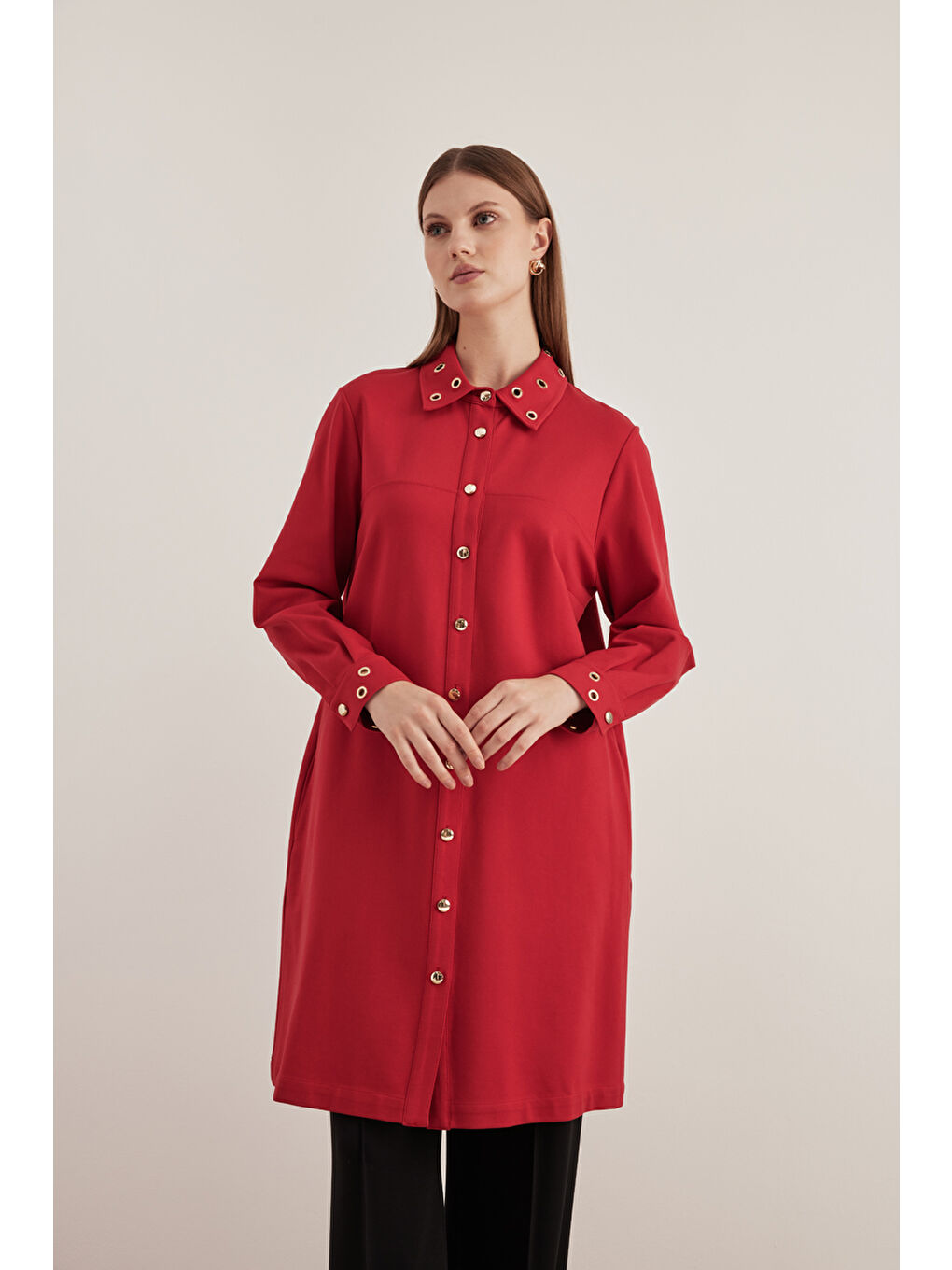 Bordo 18667112 Kuşgözü Detaylı Kap-2