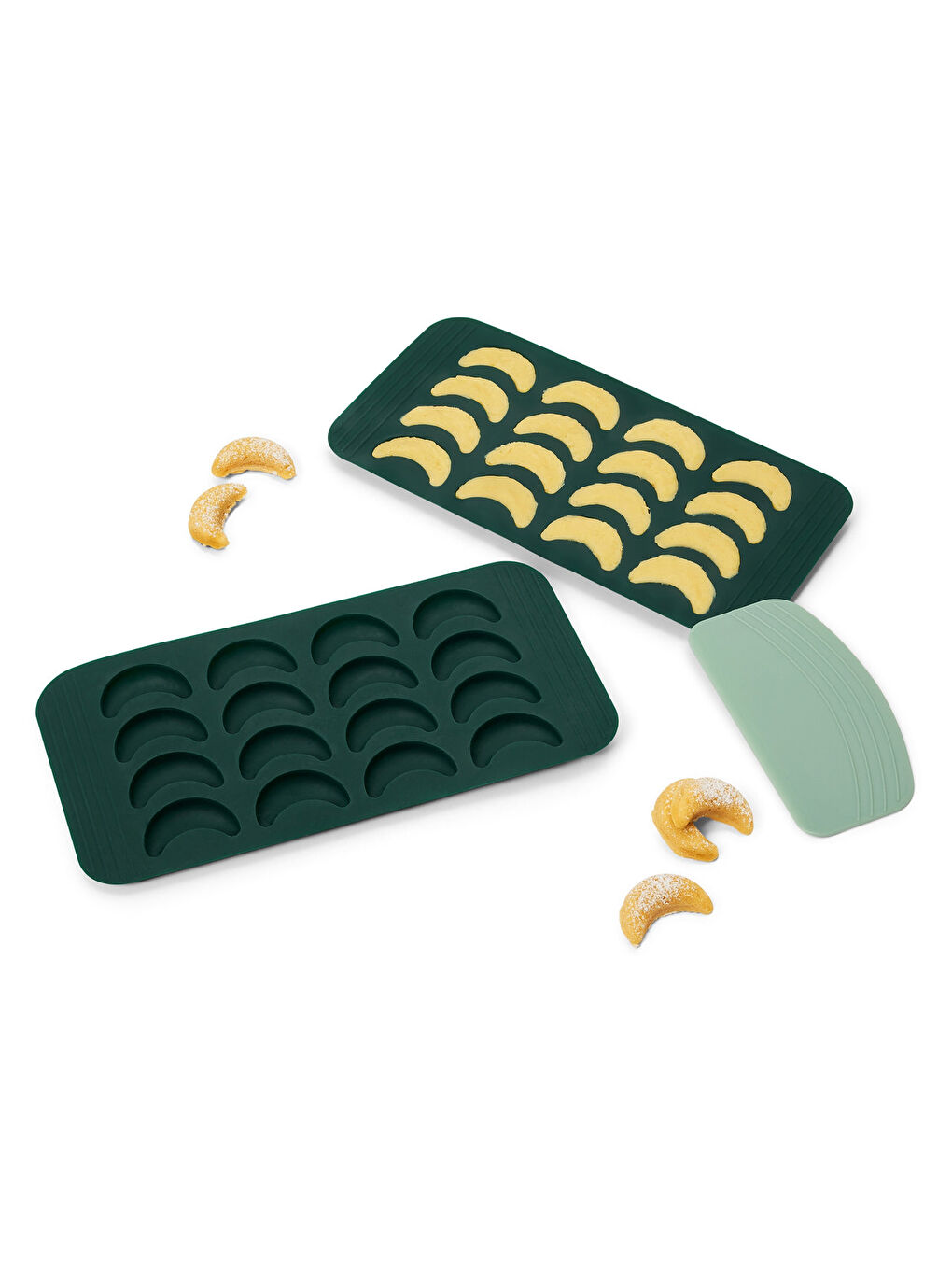 Siyah Vanilyalı Kurabiye Pişirme Altlığı, 2li-1