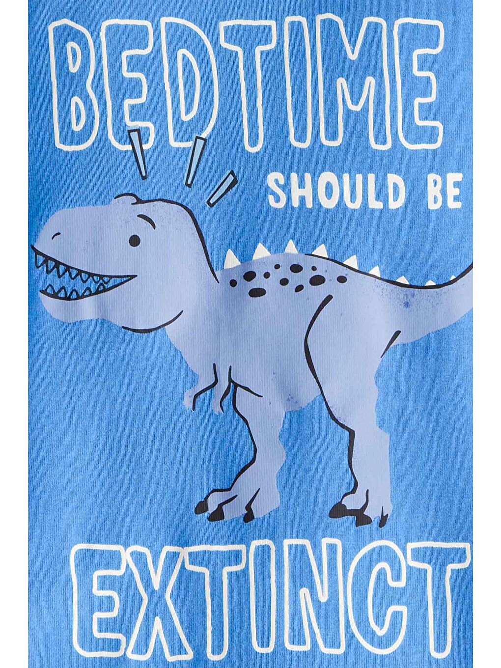 Erkek Bebek Mavi Pijama Set-1