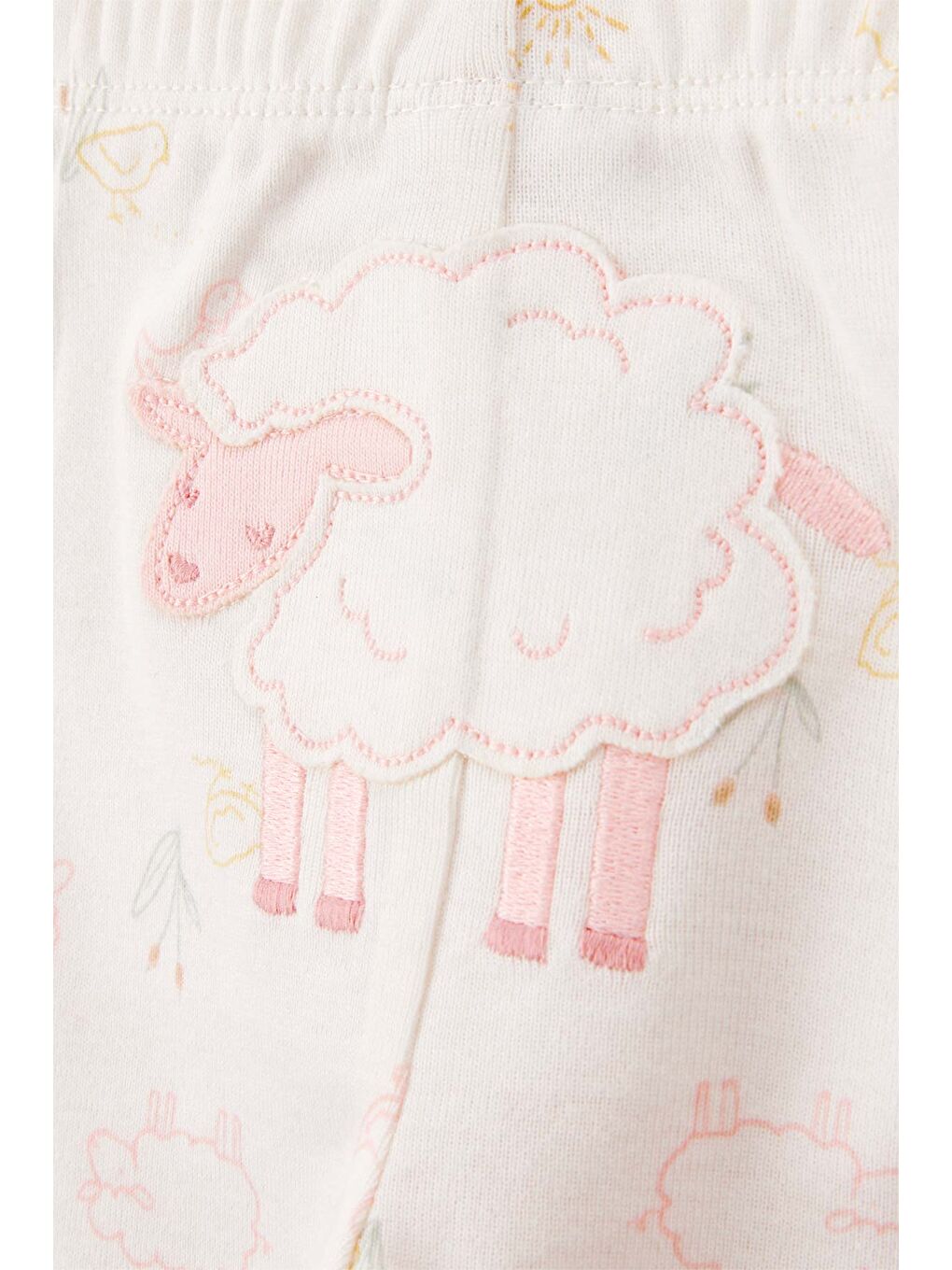 Kız Bebek Ekru 3Lü Set-2