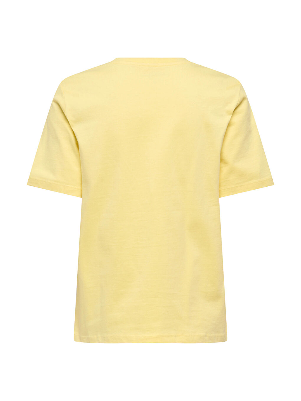 Sarı Onlfreja Pamuklu Regular Fit Yuvarlak Yaka Kadın T Shirt 15367970-5