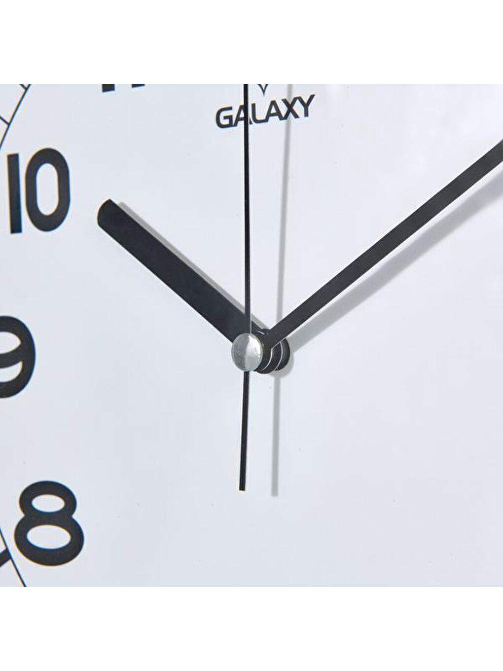 212-K Modern Duvar Saati - Siyah - 25,5 cm-1