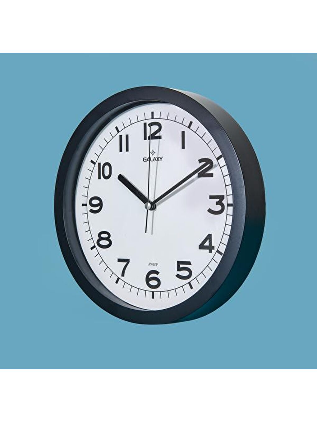 212-K Modern Duvar Saati - Siyah - 25,5 cm-3