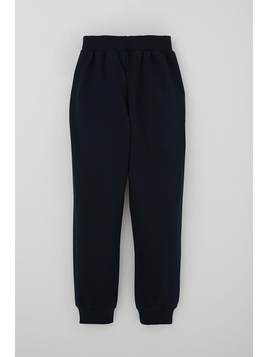 Erkek Çocuk Eşofman Takım Kapüşonlu Yazı Baskılı Cepli İndigo (8-14 Yaş)-4