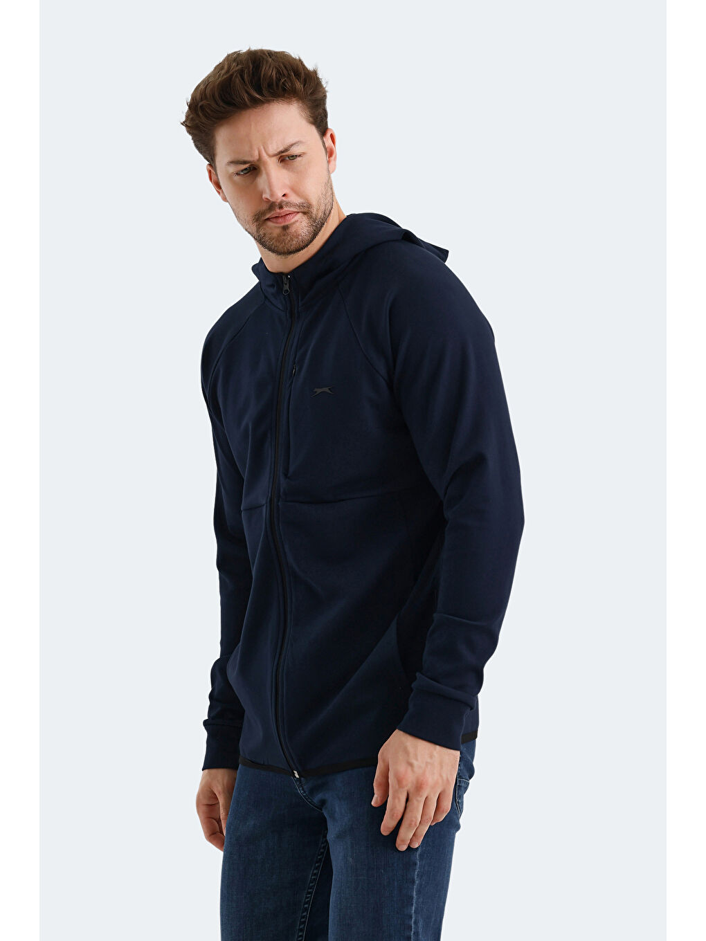 SLAZENGER VIOLET Erkek Sweatshirt Lacivert - 4