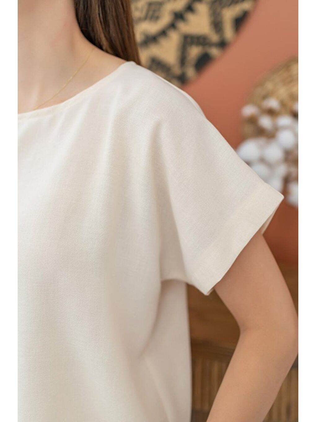 Bej T-Shirt Ve Pantolon Takım-3