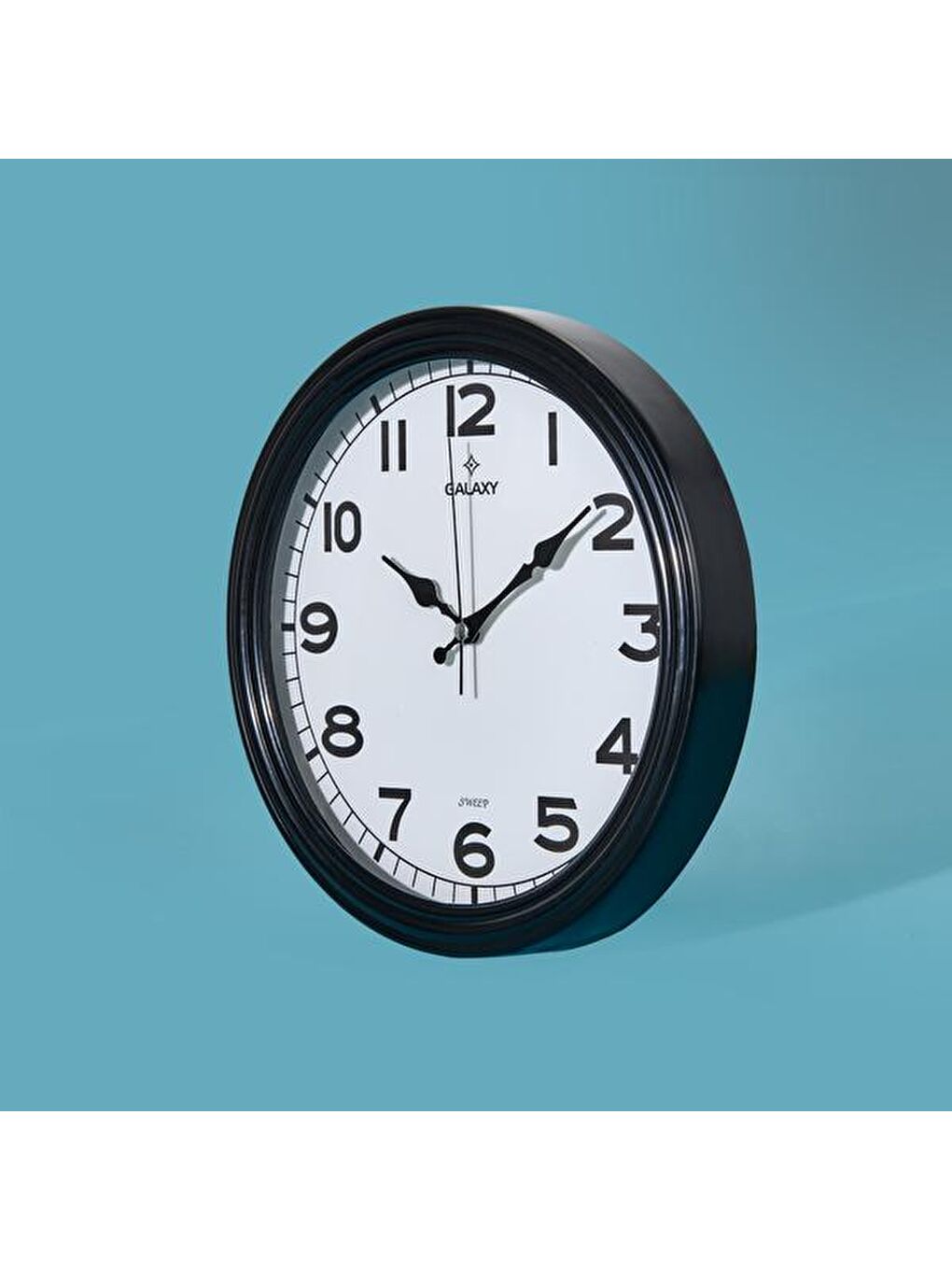 200-K Modern Duvar Saati - Siyah - 30 cm-3