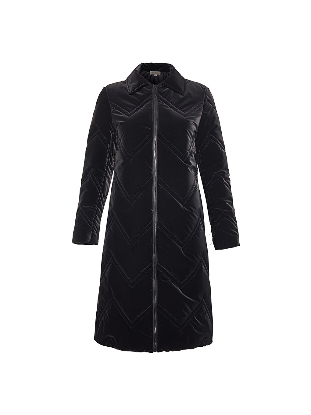 Siyah 10578111 Gömlek Yaka Mont