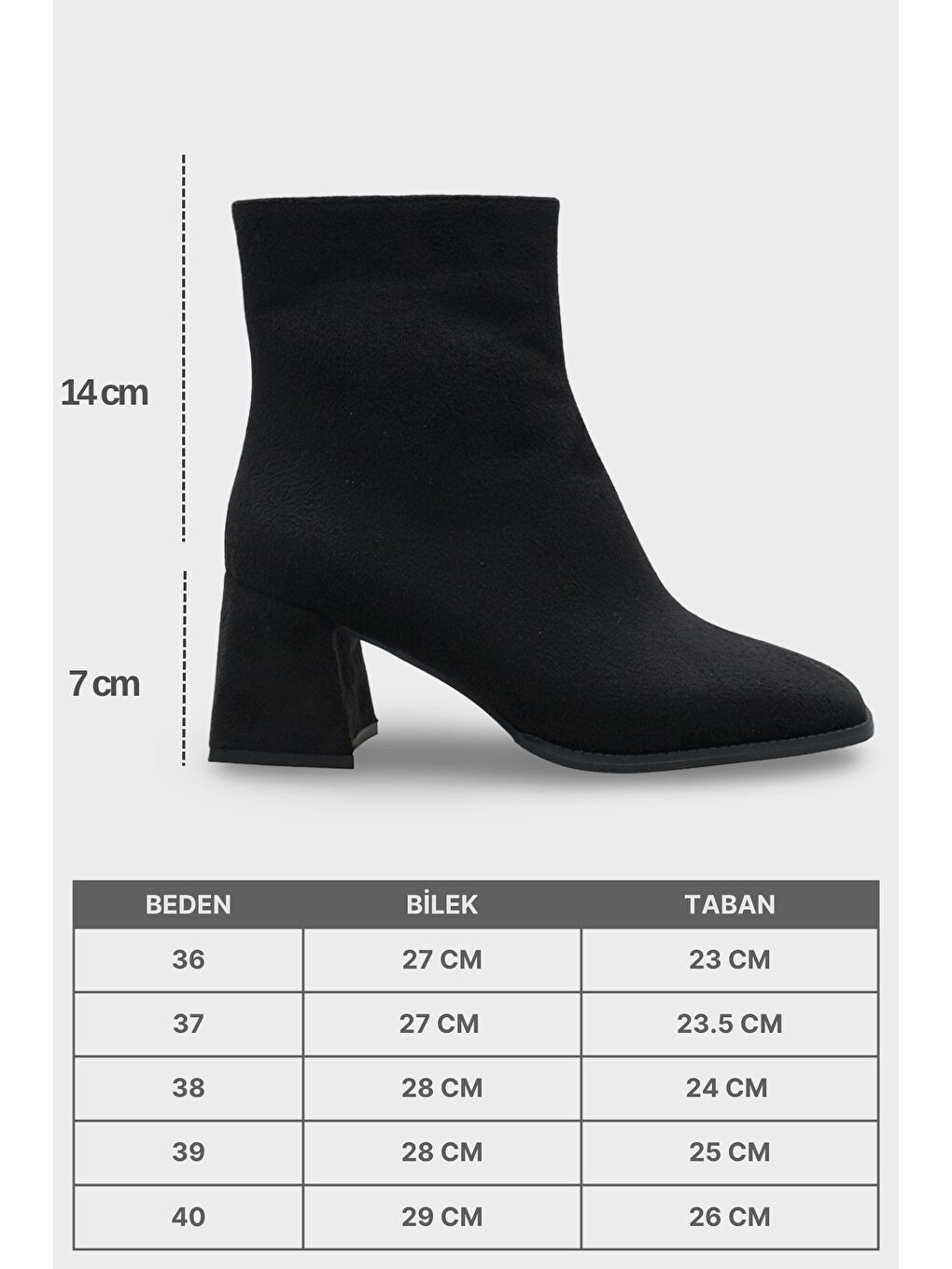 Celine Kadın Siyah Bot-6