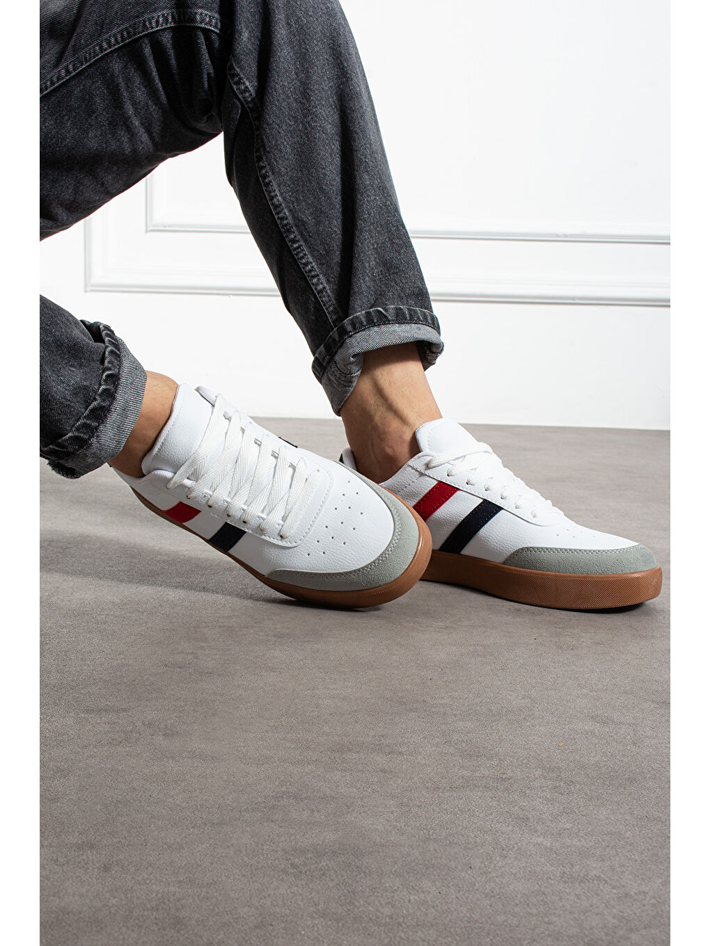 Beyaz Erkek Günlük Sneaker Ayakkabı