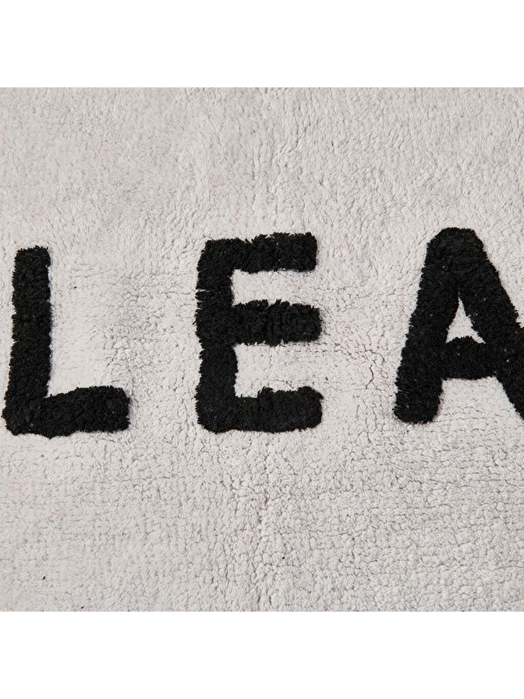 Soft Clean Tufting Banyo Paspası - Beyaz - 60x90 cm-1