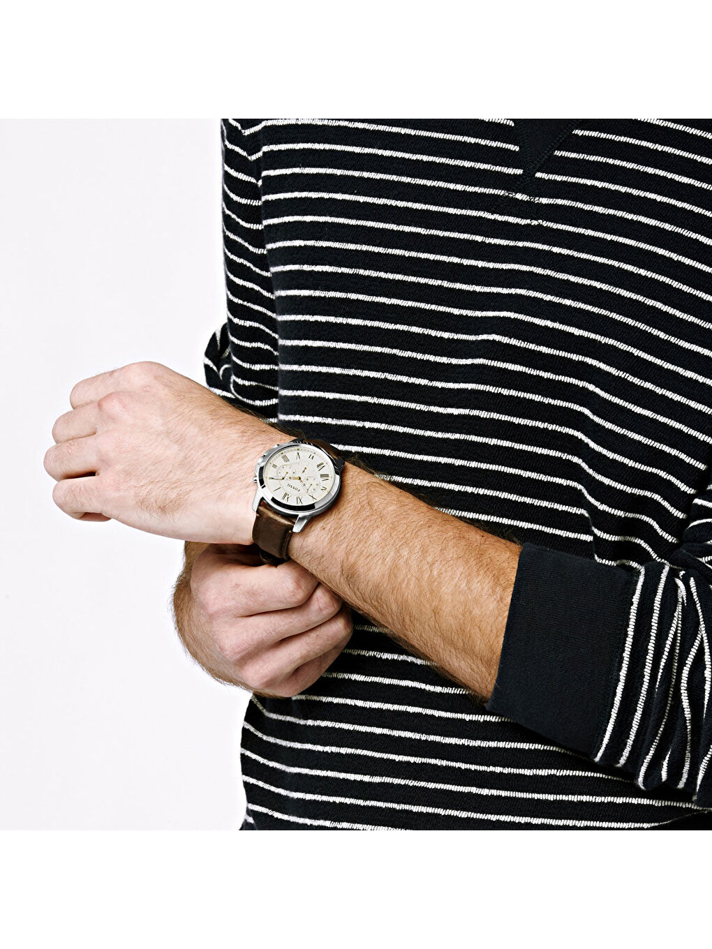 Kahverengi FFS4735 Erkek Kol Saati-3