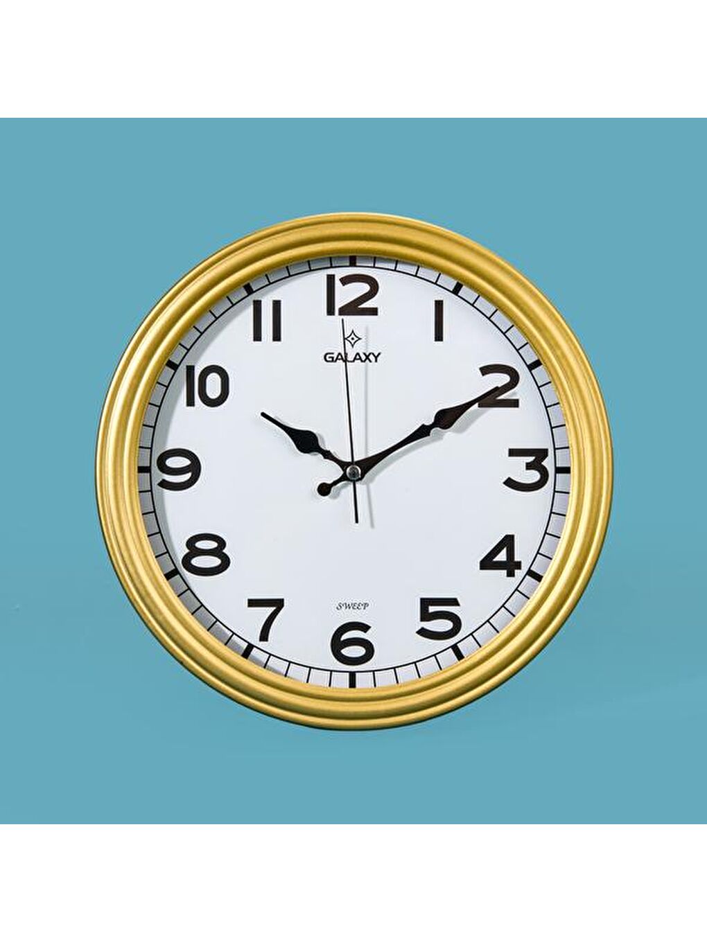 200-A Duvar Saati - Sarı - 30 cm-1