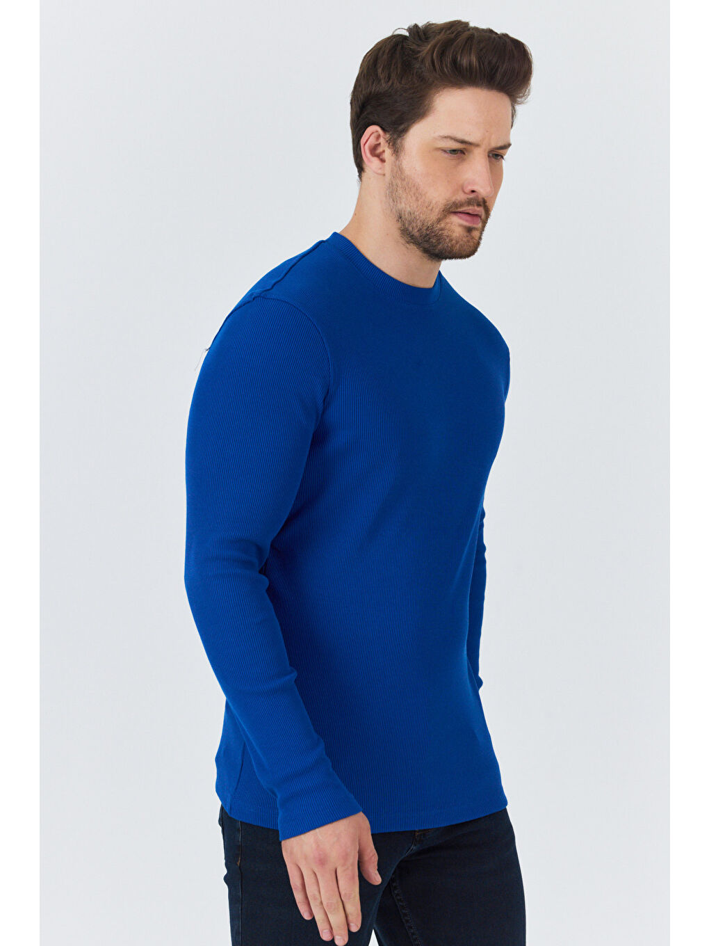 Mavi Erkek Uzun Kol Sweatshirt 1258-2