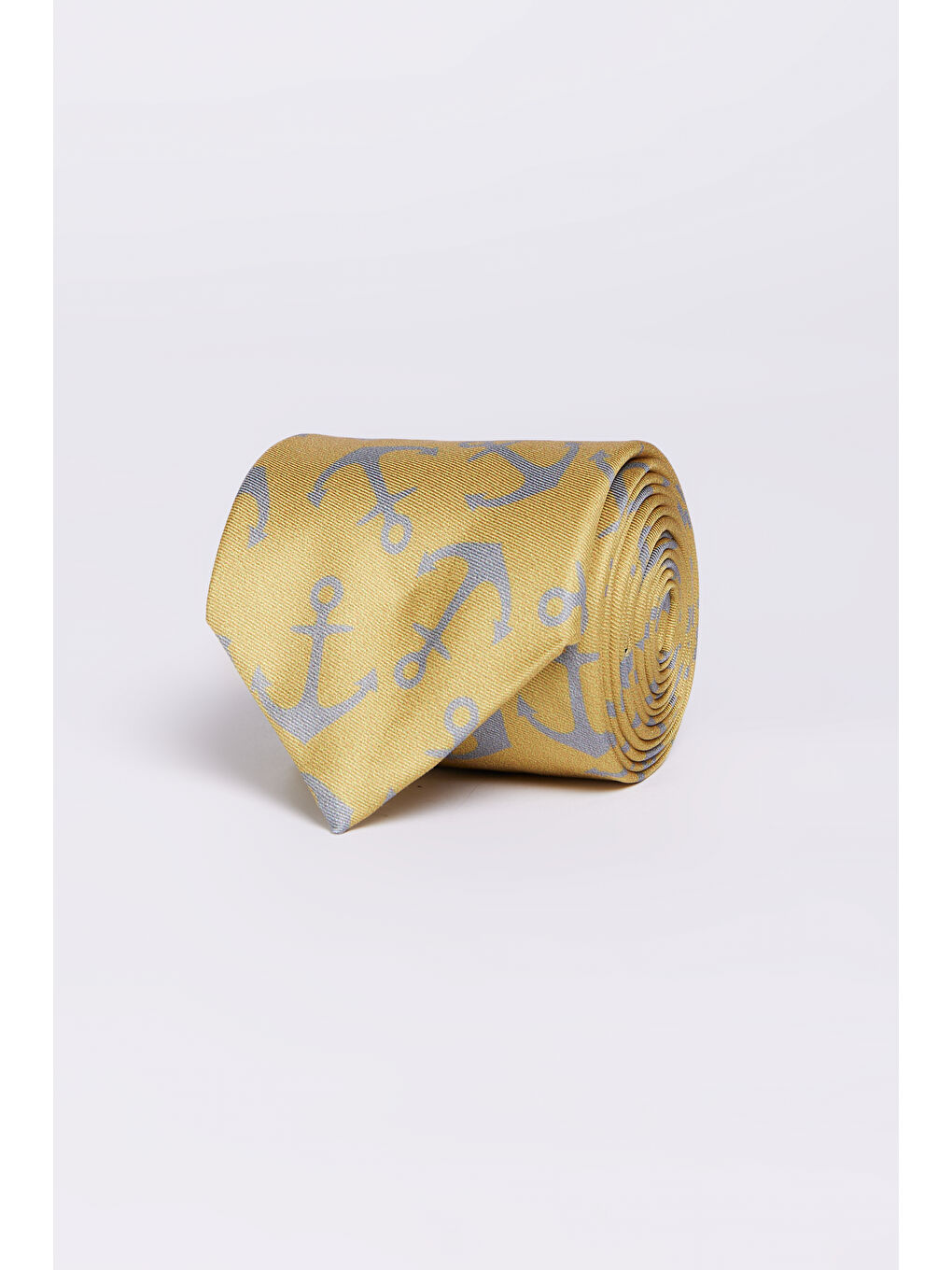 Erkek Sarı Desenli Kravat